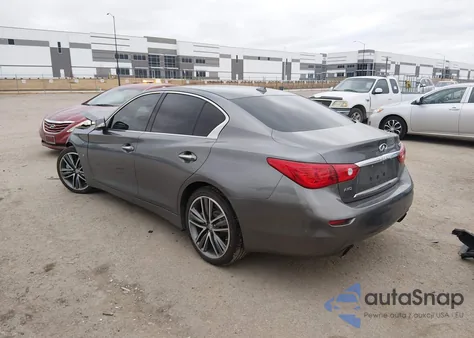 2015 Infiniti Q50 Sport z USA, uszkodzony, nr VIN JN1BV7AR4FM402379